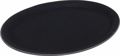 Таця з антиковзким покриттям 29х22x1,5 см чорна Origami Horeca