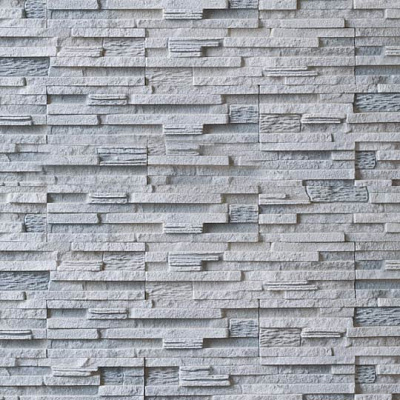 Плитка гипсовая прямая RUSTIKA Верона серая 0,4 кв.м 