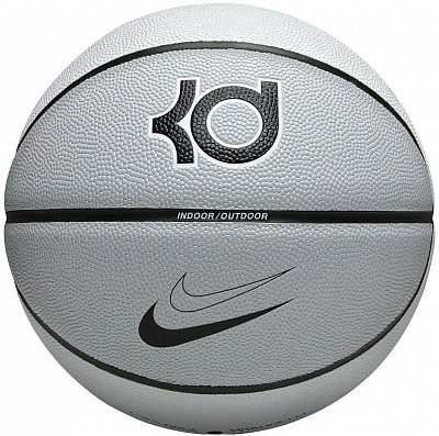 Баскетбольный мяч Nike ALL COURT 8P K DURANT DEFLATED SUMMIT N.100.7111.113 р. 7 серый