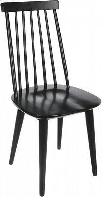 Стілець обідній Erna чорний/чорний