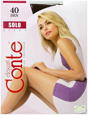 Колготки Conte SOLO 40 den 5 mocca р. 5 коричневий