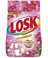 Порошок для машинной и ручной стирки Losk АТ Эфирные масла и аромат Малазийского цветка 2,1 кг