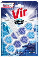 Туалетный блок VIR Total Power Guard Океан 2x55 г 