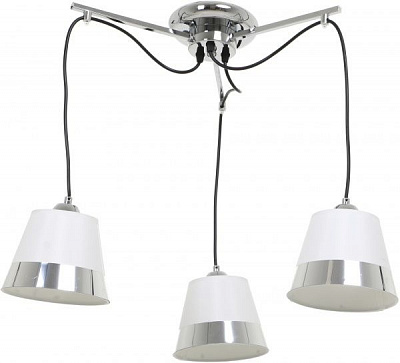 Светильник потолочный Accento lighting ALKK-GH96305-3 3x40 Вт E14 хром 