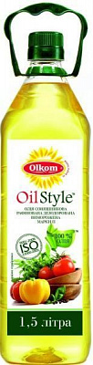 Масло подсолнечное Олком ™ 1,5 л 