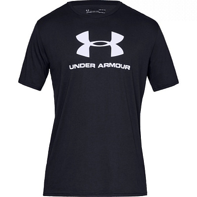 Футболка Under Armour UA SPORTSTYLE LOGO SS 1329590-001 р.3XL черный