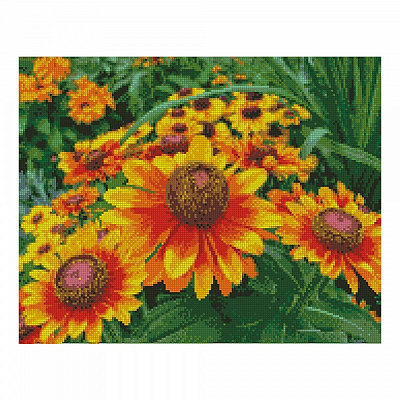 Картина стразами Яркие цветы FA40049 Strateg 
