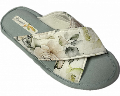 Тапки домашние Gemelli Роза р.41 мятный