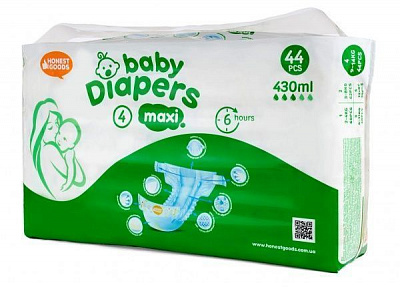 Підгузки Honest Goods Maxi (9-14 кг) 44 шт.