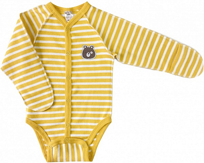 Боди детское для мальчика Smil р.86 желтый 102721 
