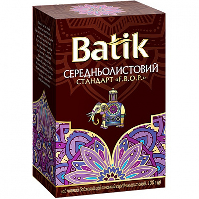 Чай черный Batik среднелистовой F.B.O.P 100 г 