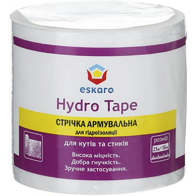 Армована стрічка Hydro Tape 100 мм х 25 м Eskaro