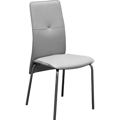 Стул обеденный Nowy Styl Muza II Chrome (BOX-2) V-28 хром/серый