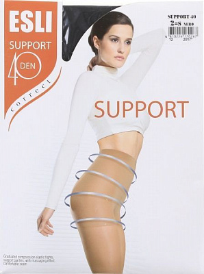 Колготки женские Conte Support 40 den р. 2 черный 1 шт. 