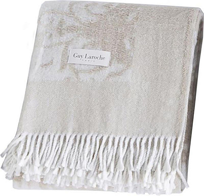 Плед Paris Rosiers beige 130x170 см бежевий Guy Laroche