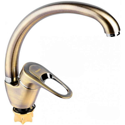 Змішувач для кухні Zegor Premium 1408-А043-KT