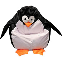 Кресло-мешок Пингвин L черно-белый 