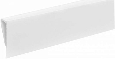 Профиль монтажный ПВХ стартовый 3м снежно-белый