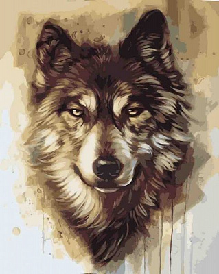 Картина по номерам Вожак стаи Идейка 