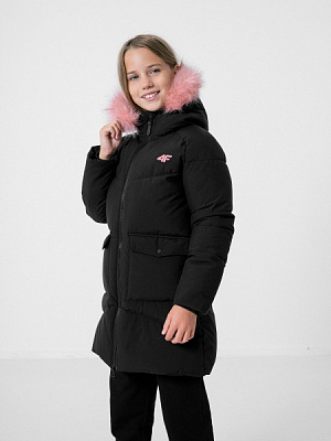 Куртка-парка 4F JACKET JKUDP004 HJZ22-JKUDP004-20S р.134 чорний