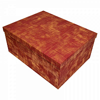 Коробка подарочная бордовая текстурная 29х22 см 111081306