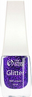 Лак для нігтів Colour Intense Glitter G301 фіолетовий 10 мл 