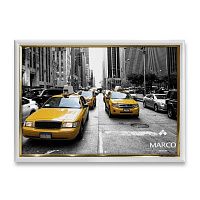 Рамка для фотографии со стеклом MARCO decor 1415 1 фото 15х20 см белый с золотистым 