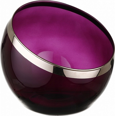 Ваза Wrzesniak Glassworks Semisphere 18,2 см вересковый 