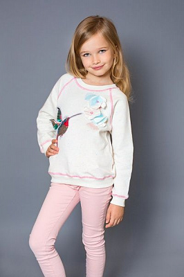 Свитшот Модний Карапуз р.122 молочный 111-00010 