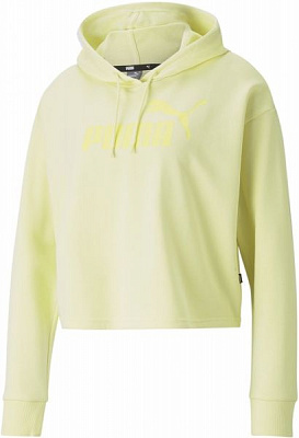 Джемпер Puma ESS Cropped Logo Hoodie 58687040 р. XL желтый