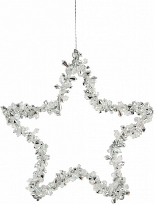 Декоративна підвіска Decormaker Design зірка контурна 18 см MC82-30932-2