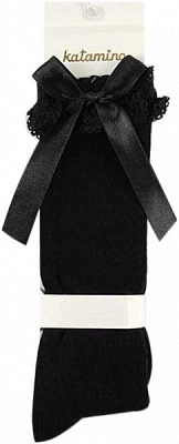 Гольфы детские для девочек KATAMINO K12006 р.5-6 черный 