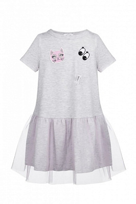 Платье Sasha р.122 серый 4363/10 