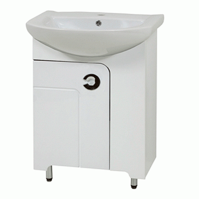 Тумба с умывальником Сансервис Eliza Arteco 55 белая