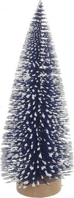 Елка декоративная синего цвета 30 см