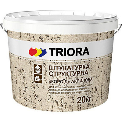 Штукатурка Triora Короїд 1-1.5 мм 20 кг