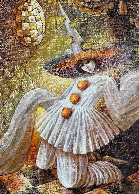 Репродукция Арлекин 35x50 см Арт Фемелі 