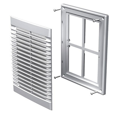 Решітка Вентс МВ 126с пластик білий