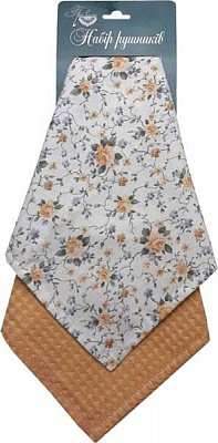 Набор полотенец вафельных Yellow 33x55 см Прованс 