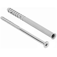 Шуруп с дюбелем Giza L=80 мм цинк 