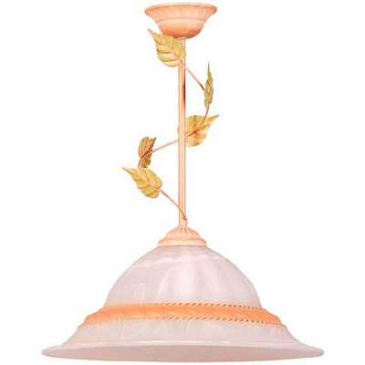 Потолочный светильник Геотон НСБ 01-60-948 Рома-135 1x60 Вт E27 белый с золотистым 03.135