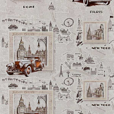 Славянские обои Expromt В49 Ретро 893-02 0.53х10.05 м