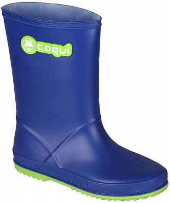 Чоботи Coqui 8506 Blue/Lime 102469 р. 34 синій
