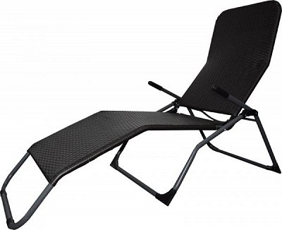 Шезлонг розкладний Indigo BE007-BROWN 66x150 см