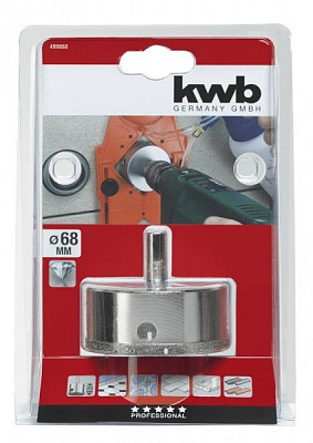 Свердло для плитки KWB 25x50 мм 68 мм 1 шт. 499868