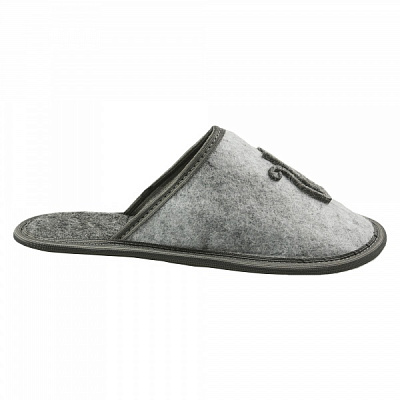 Тапки домашние FX shoes из фетра р. 40-41 серый арт.2005 