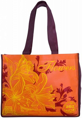 Екосумка ZOZ Квіти жовтий