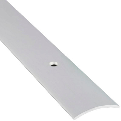 Порожек алюминиевый анодированный Braz Line с отверстиями 30x2700 мм серебро