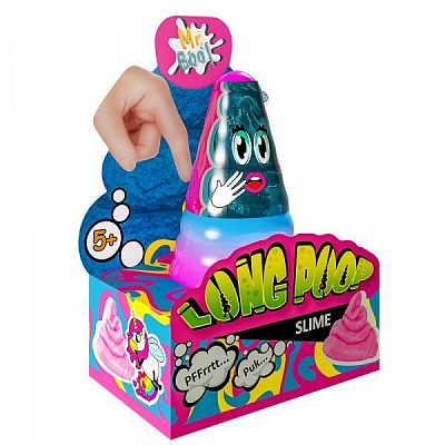 Лизун-антистрес Mr Boo Long Shine Poop 250 мл 80115