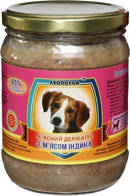 Консерва Леопольд М’ясний делікатес із м’ясом індика 500 г
